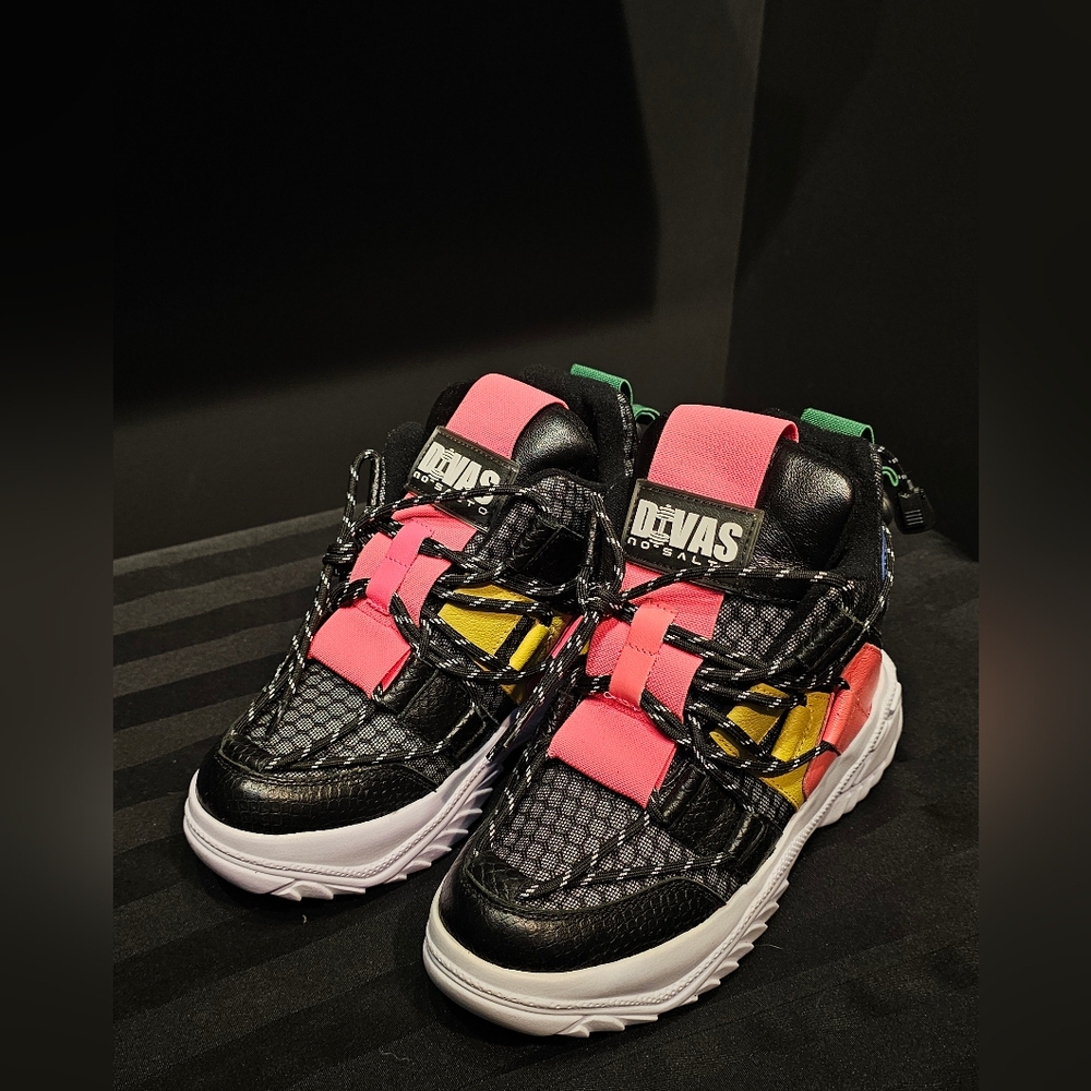 Colorful Sneakers Size 7